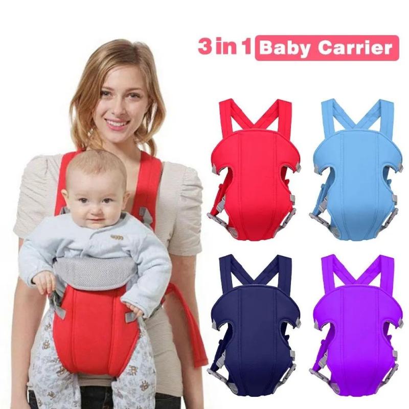 Multicolor Adjustable Baby Carrier Strong Material Safety Belt Adapt to Newborn Infant & Toddler of 3 to 18 Month Backpack