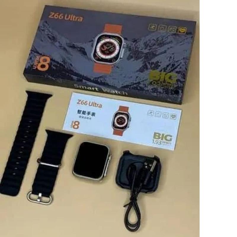 Z66 Ultra Watch 8 Series | 45mm | Best Price | Ocean Silicone Strap | Water Resistant | Sport Watch | Bluetooth Calling | Best Watch