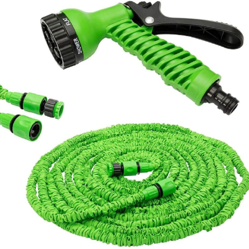 100 Feet Magic Hose pipe 100ft Expandable Garden Magic Water Hose Pipe ,Flexible Magic Water Hose Pipe With Spray Nozzle Garden Hose Retractable DIY Car Wash Tool