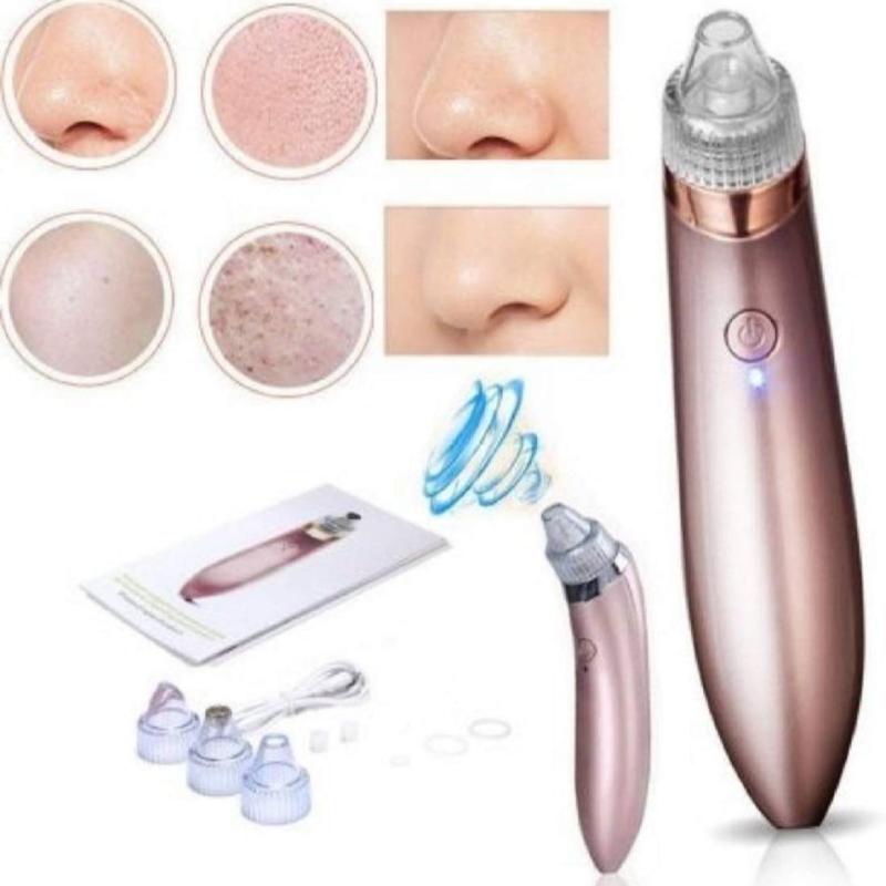 Chargeable Blackhead Removal Machine Black Head Remover Machine - Acne Pimple Pore Cleaner Vacuum Suction Tool Blackhead Removal On Nose Sucking Machine Blackheads Removal Device Derma Suction