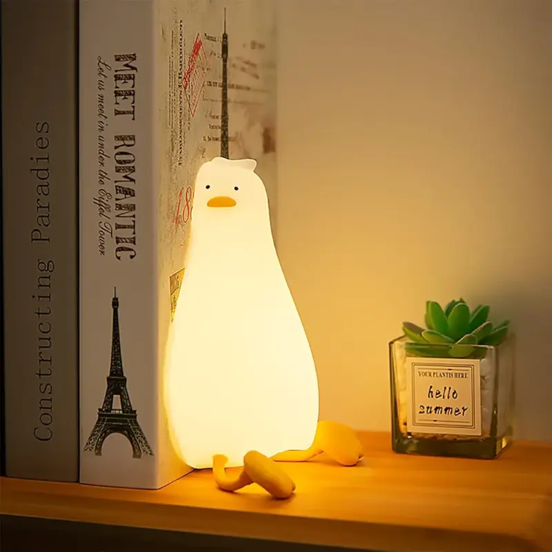 Duck Character Lamp Rechargeable Timer Dimmable