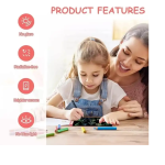 12 Inch Single Color Writing Board Drawing Tablet LCD Writing Tablet Digital Graphics Tablet educational Toys for Kids-Multicolor Writing