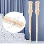 2 Pcs Nasal Manual Nose Hair Trimmer Set  360 Rotating Safe Painless Nasal Hair Remover