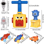 Car Balloon  Air Power Toy Powered Balloon Launch Tower Balloon Car Toys for Kids