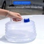5L Containers Folding Water Bucket Outdoor Camping Water Storage Bag Plastic Foldable Camping Drinking Water Bucket