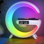 Digital Timmer Clock G Lamp Smart Light Lamp With Wireless Fast Charging