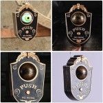 Halloween Doorbell Decorations Spooky Witch Doorbell with Light Up Eyeball for Party Haunted House