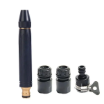 High Pressure Washing Water Gun Nozzle Kit with 3 Pcs PVC Hose Quick Connector Car Garden Wash Water Gun