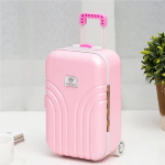 Mini Jewellery Suitcase Music Box with Spinning Ballet Dance Cosmetic Storage Box
