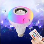 Multifunctional LED music light bulb Bluetooth speaker RGB changing lamp wireless stereo Audio