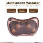 Pillow Massager With Deep Kneading Heated Massage Nodes Electric Cervical Body Massager