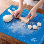 Silicone Baking Roti Mat With Measurements Heat Resistant | Non Stick Flour Rolling Mat | Baking Kneading Dough Pad