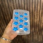 Silicon Ice Cube Tray With  11 Ice Cube Flexible Mold / Easy Push Pop Out Silicone Ice Tray Kitchen Tool Utensils For Freezer (Random Shap)