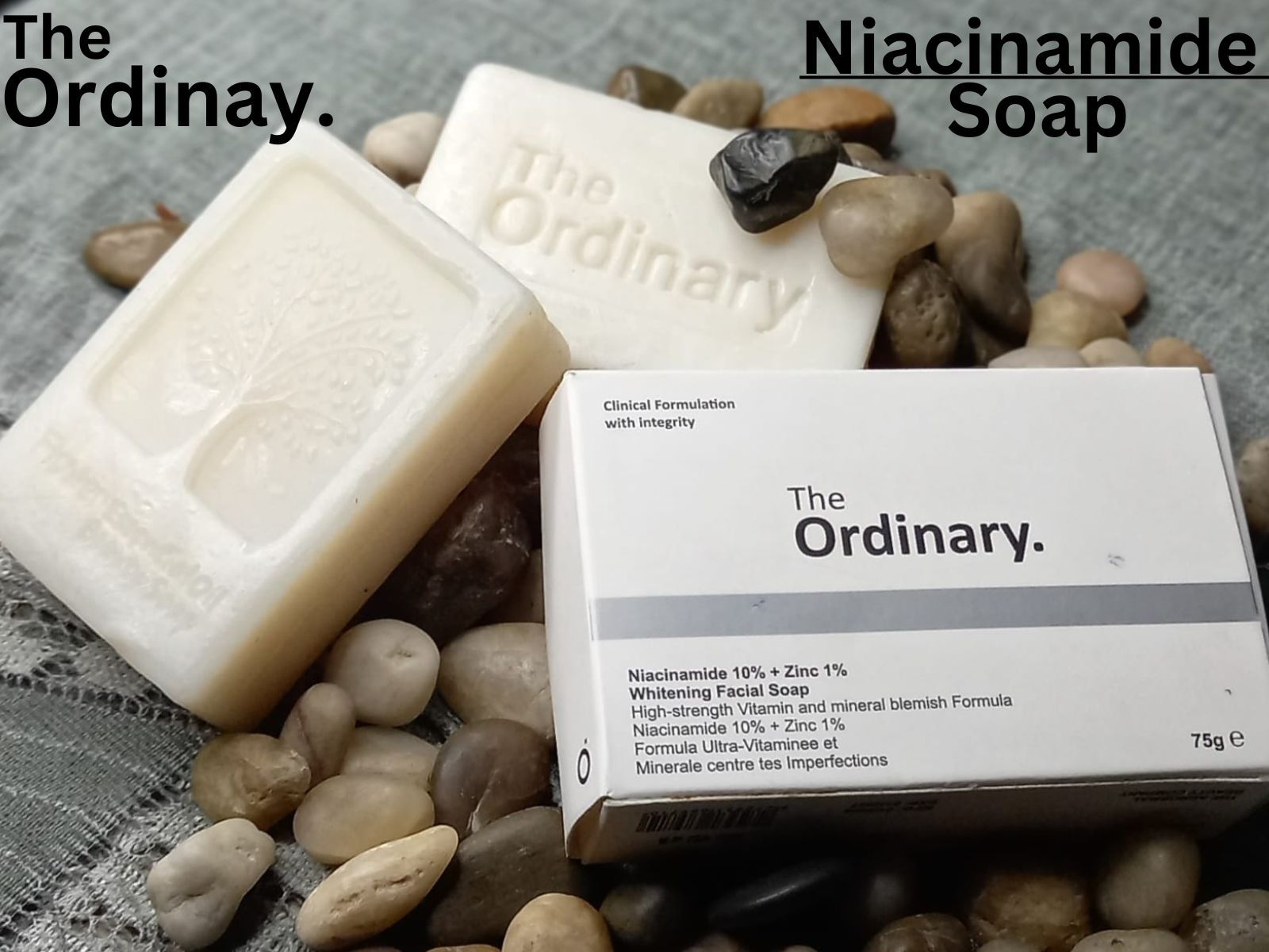 Soap Of The Ordinary Niacinamide 10%  Zinc 1% Whitening Facial Soap
