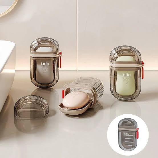 Vertical Soap Holder Plastic Portable Soap Holder